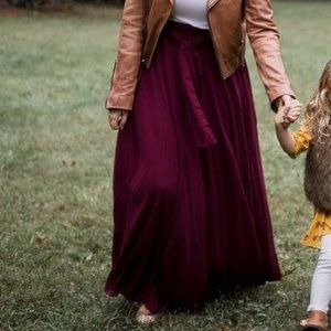 Melansay Chiffon Maxi skirt